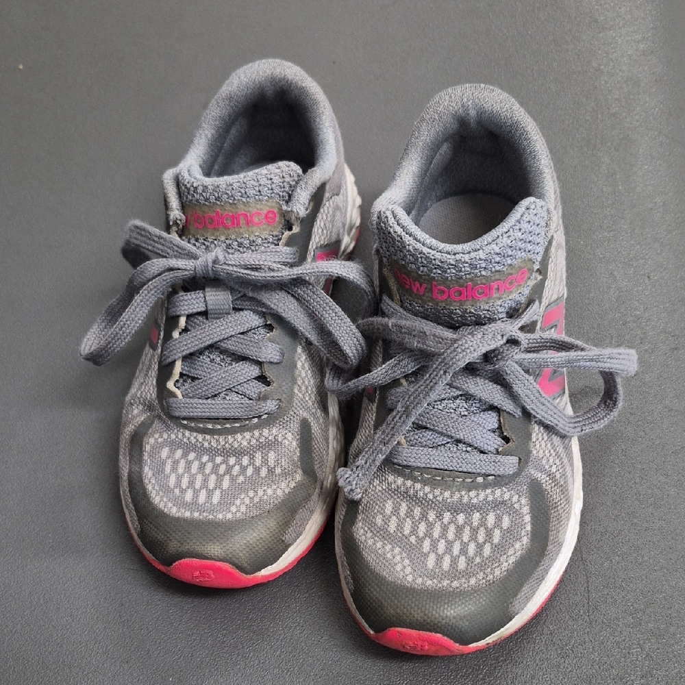 New Balance Kids' Sneakers in Gray and Pink
